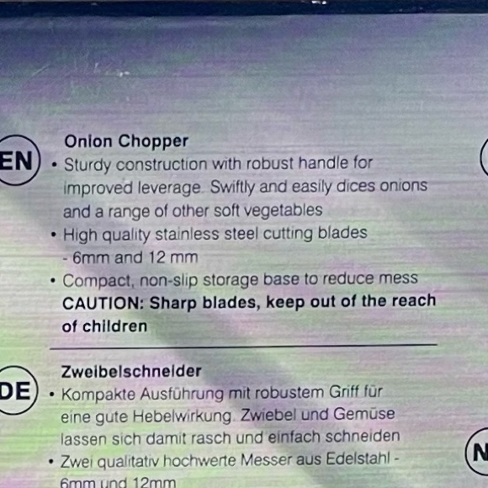 Zyliss Onion Chopper Brand new have never used New with box NWT - Picture 5 of 13